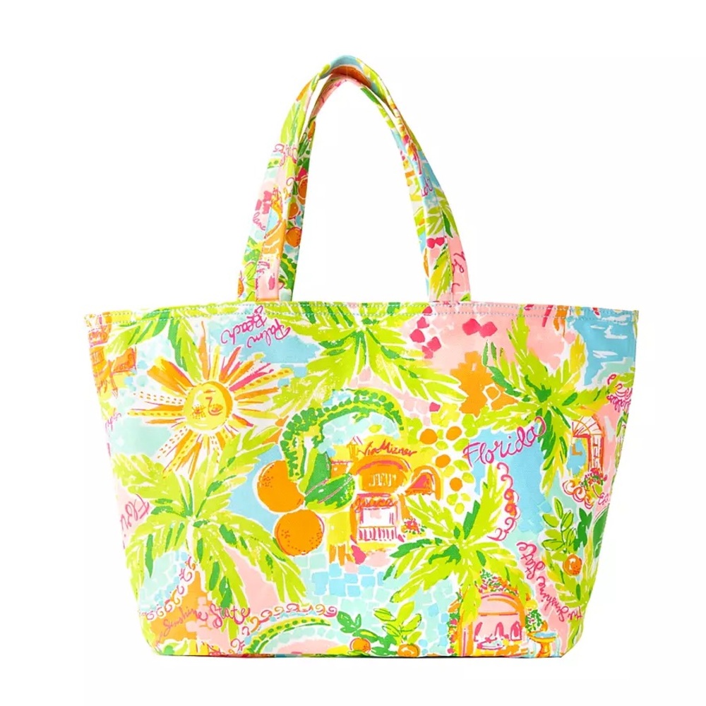 Lilly Pulitzer Beach Tote Bag Sunshine State